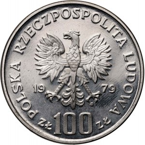 Volksrepublik Polen, 100 Zloty 1979, Schutz der Umwelt - Luchs, PROBE, Nickel