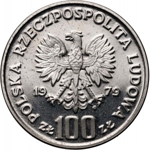 PRL, 100 złotych 1979, Ochrona Środowiska - Ryś, PRÓBA, Nikiel