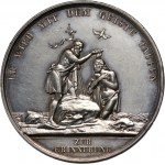 Niemcy, XIX wiek, srebrny medal bez daty, Na Pamiątkę Chrztu