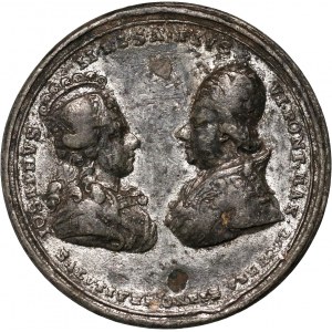 Vatican, Pius VI, medal from 1782, Visit of Pius VI in Vienna