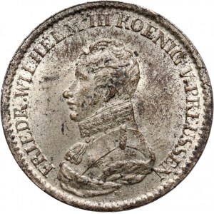 Německo, Prusko, Fridrich Vilém III, 4 haléře 1818 A, Berlín