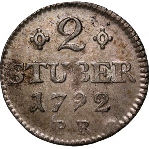 Deutschland, Jülich-Berg, Karl Theodor, 2 Stöpsel 1792 PR