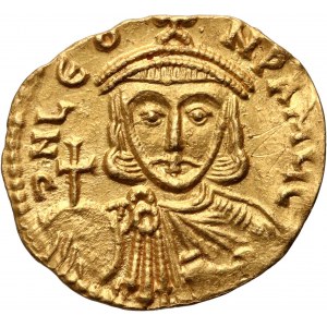 Byzanc, Lev III. a Konstantin V. 717-741, tremissis, Konstantinopol