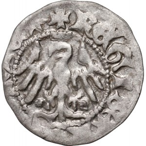 Władysław Jagiełło 1386-1434, half-penny, Kraków, reference AS