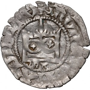 Władysław Jagiełło 1386-1434, halber Pfennig, Krakau, Ref. SA