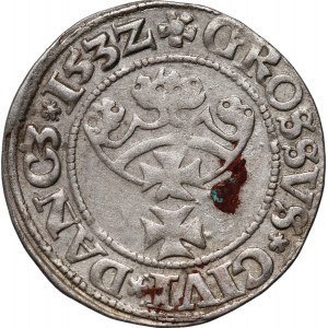 Žigmund I. Starý, penny 1532, Gdansk