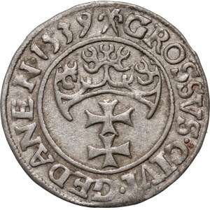 Sigismund I. der Alte, Pfennig 1539, Danzig