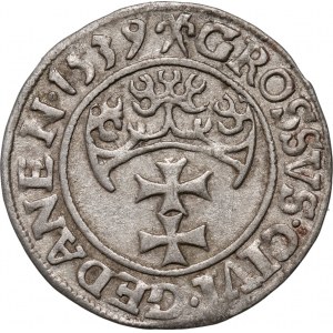 Žigmund I. Starý, penny 1539, Gdansk