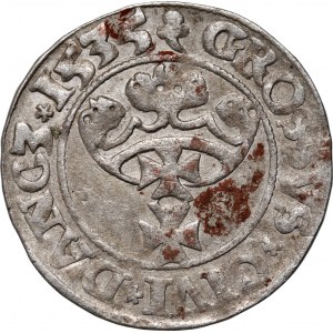 Žigmund I. Starý, penny 1535, Gdansk