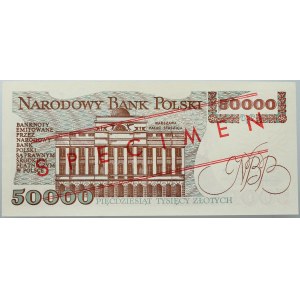 PRL, 50000 złotych 1.12.1989, WZÓR, No. 0886, seria A