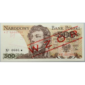 PRL, 500 zlotých 1.06.1979, MODEL, č. 0604, série AZ