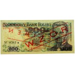 PRL, 200 złotych 1.06.1986, WZÓR, No. 0565, seria CR