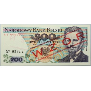 PRL, 200 Zloty 1.06.1979, MODELL, Nr. 0532, Serie AS