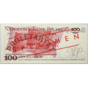PRL, 100 złotych 17.05.1979, WZÓR, No. 2498, seria EU