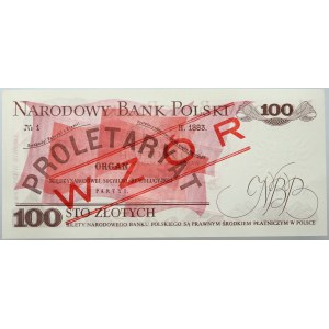 PRL, 100 złotych 17.05.1976, WZÓR, No. 0794, seria AM