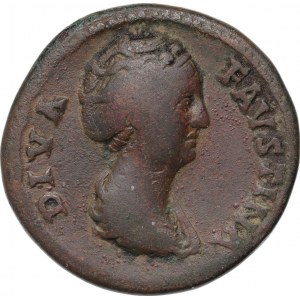 Römisches Reich, Faustina I. (Ehefrau von Antoninus Pius 138-161), Sesterz, Rom