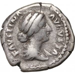 Římská říše, Faustina II 161-175 (manželka Marka Aurelia), denár, Řím