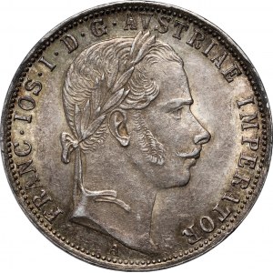 Austria, Franz Joseph I, Florin 1861 A, Vienna