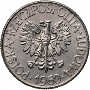 PRL, 10 Zloty 1960, Tadeusz Kościuszko, PRÓBA, Nickel