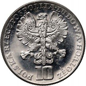 PRL, 10 Zloty 1967, Maria Skłodowska-Curie, PRÓBA, Nickel