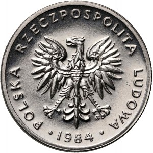 PRL, 20 Zloty 1984, PRÓBA, Nickel