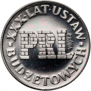 PRL, 20 zloty 1976, XXX years of PRL budget laws, PRÓBA, nickel