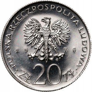 PRL, 20 zl. 1976, XXX let rozpočtových zákonů PRL, PRÓBA, nikl