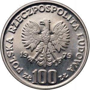 PRL, 100 złotych 1979, Ludwik Zamenhof, PRÓBA, nikiel