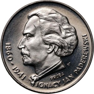 PRL, 100 Zloty 1975, Ignacy Jan Paderewski, PRÓBA, Nickel