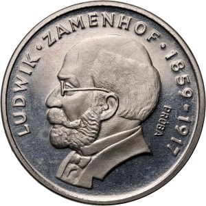 PRL, 100 Zloty 1979, Ludwik Zamenhof, PRÓBA, Nickel