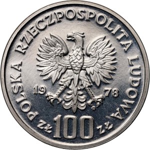 PRL, 100 Zloty 1978, Interkosmos, PRÓBA, Nickel