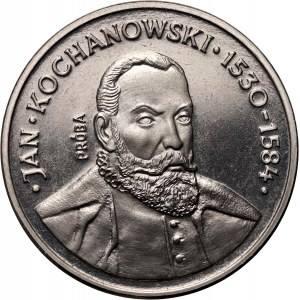 PRL, 100 Zloty 1980, Jan Kochanowski, PRÓBA, Nickel