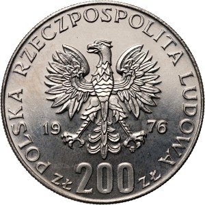 Poľská ľudová republika, 200 zlatých 1976, Hry XXI. olympiády, SAMPLE, nikel