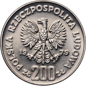 PRL, 200 Zloty 1979, Mieszko I, PRÓBA, Nickel