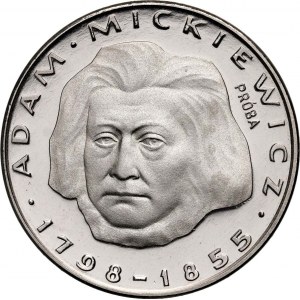 PRL, 100 Zloty 1978, Adam Mickiewicz, PRÓBA, Nickel
