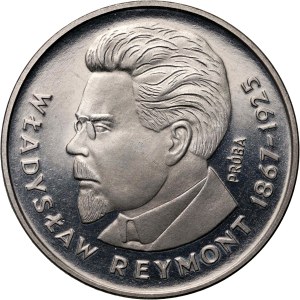 PRL, 100 zlotých 1977, Władysław Reymont, PRÓBA, nikel