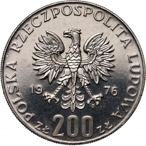 PRL, 200 złotych 1976, Igrzyska XXI Olimpiady, PRÓBA, nikiel