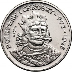 Volksrepublik Polen, 200 Zloty 1980, Bolesław I. Chrobry, PRÓBA, Nickel