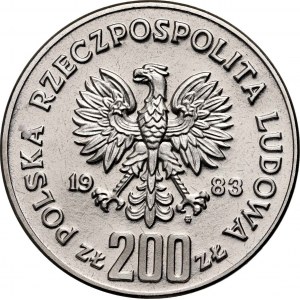 PRL, 200 złotych 1983, 300 lat Odsieczy Wiedeńskiej, PRÓBA, nikiel