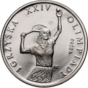 PRL, 200 złotych 1987, Igrzyska XXIV Olimpiady, PRÓBA, nikiel
