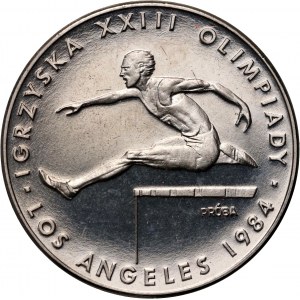 Volksrepublik Polen, 200 Gold 1984, XXIII. Olympische Spiele Los Angeles, MUSTER, Nickel
