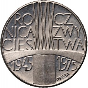 Volksrepublik Polen, 200 Zloty 1975, XXX. Sieg über den Faschismus, MUSTER, Nickel