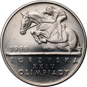 Poľská ľudová republika, 500 zlatých 1987, Hry XXIV. olympiády 1988, SAMPLE, nikel