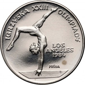 Volksrepublik Polen, 500 Gold 1983, Olympische Spiele in Los Angeles, MUSTER, Nickel