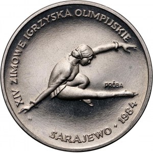PRL, 200 gold 1984, XIV ZIO Sarajevo, SAMPLE, nickel
