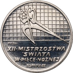 PRL, 200 złotych 1982, MŚ w Hiszpanii, PRÓBA, nikiel