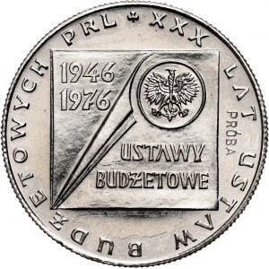 PRL, 20 złotych 1976, XXX lat ustaw budżetowych PRL, PRÓBA, nikiel