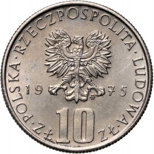 PRL, 10 Zloty 1975, Bolesław Prus, PRÓBA, Nickel