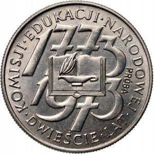 PRL, 10 zl. 1973, Dvesto rokov Komisie národnej osvety, PRÓBA, nikel