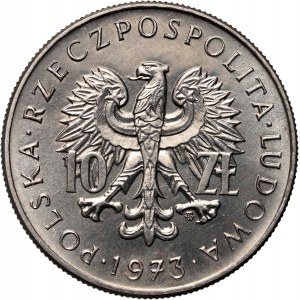PRL, 10 złotych 1973, Dwieście lat Komisji Edukacji Narodowej, PRÓBA, nikiel
